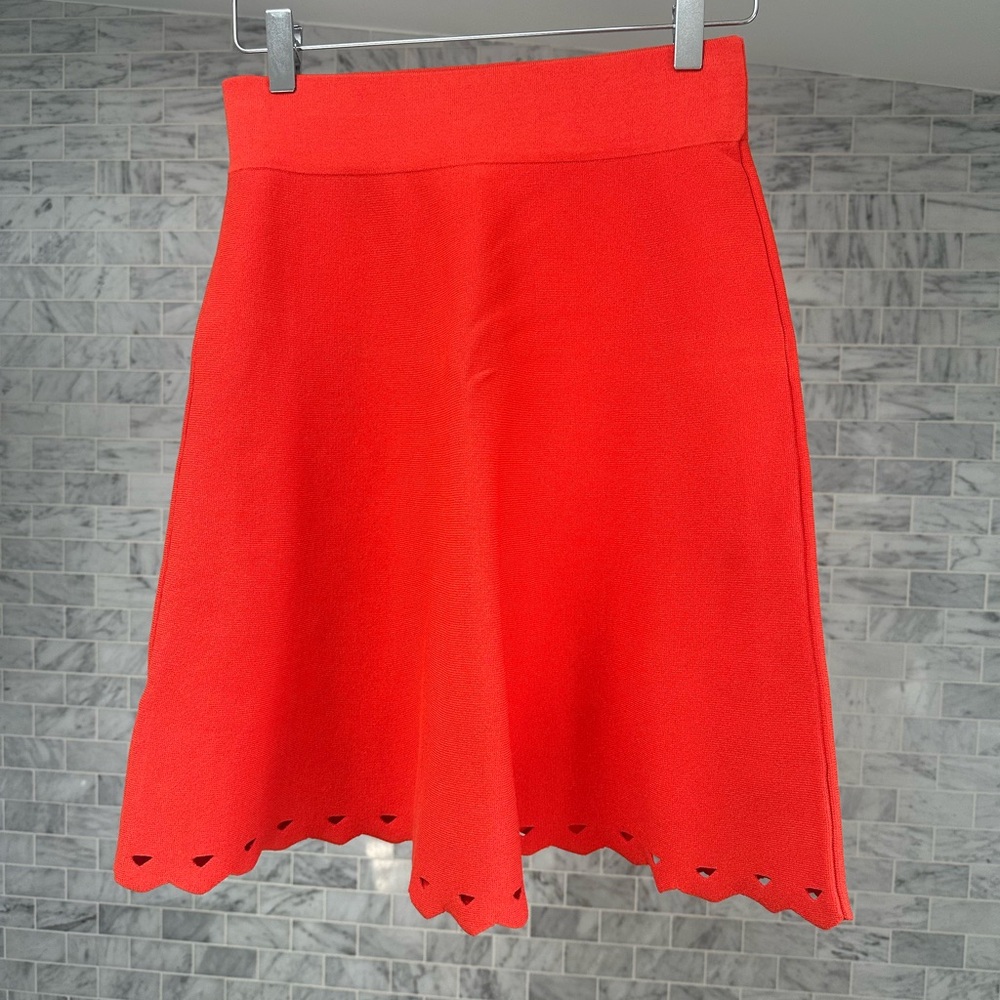 Ann Taylor Elegant Bright Orange Women's Skirt